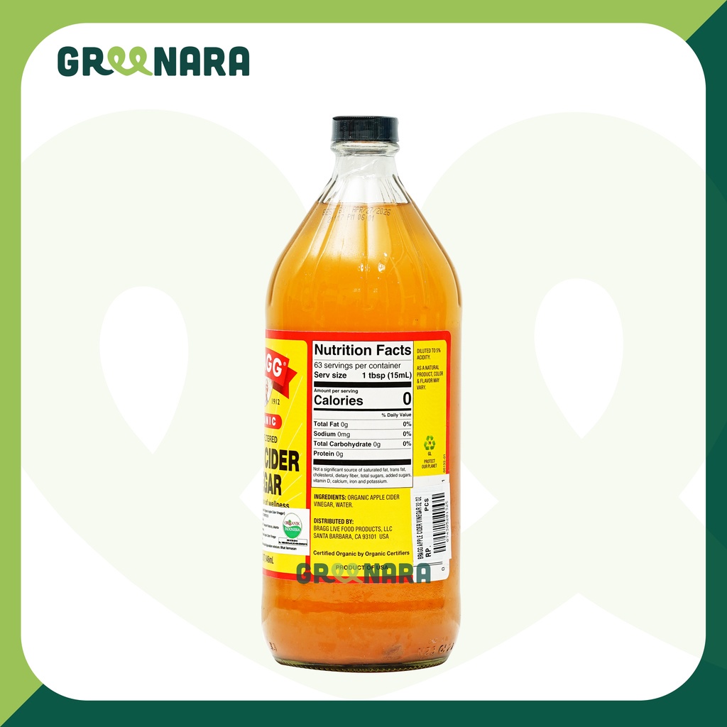 

Bragg Cider Vinegar 946 Ml (Cuka Apel)