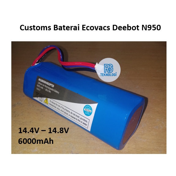BATERAI ECOVACS DEEBOT OZMO ORIGINAL BEST QUALITY