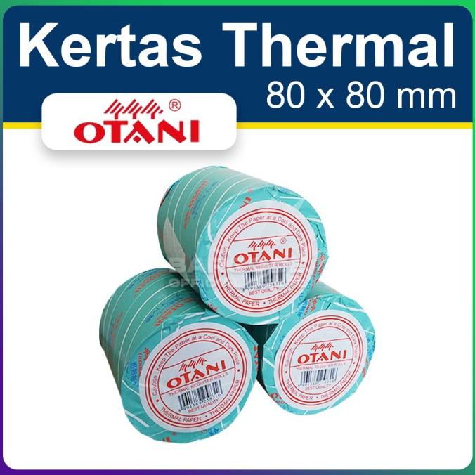 

( 1 Dus ) Kertas Thermal Otani 80 X 80 ( Biru ) Mesin Antrian & Parkir