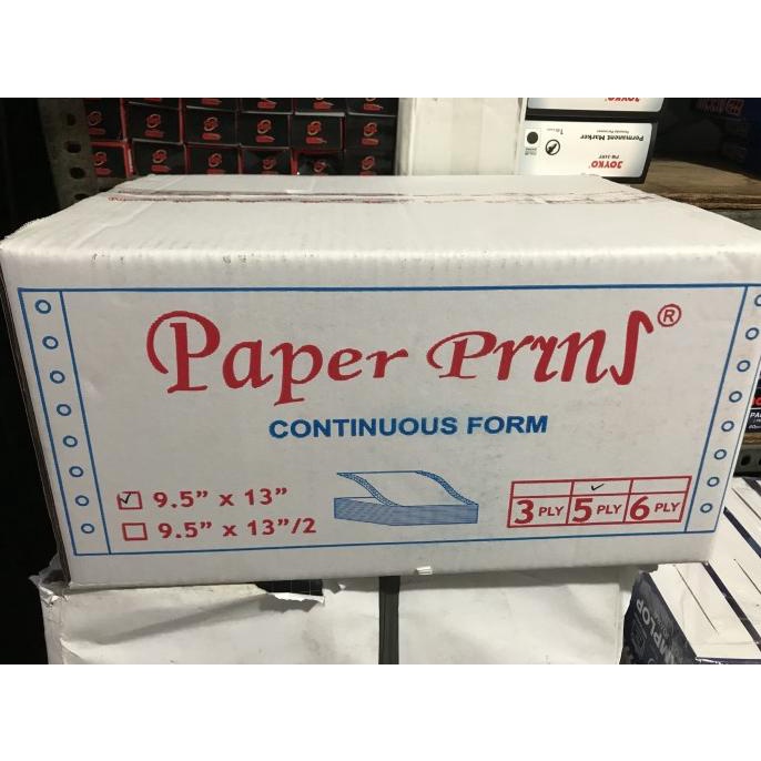 

Kertas Continuous Form Paper Print 9.5 X 13 5 Ply