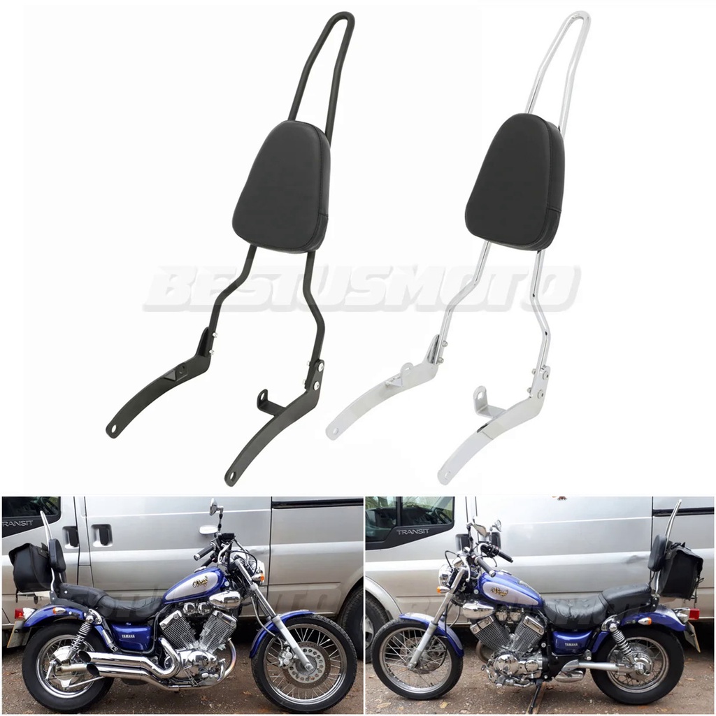 ❤Motorcycle Rear Passenger Backrest Sissy Bar For Yamaha Virago XV535 XV400 XV 400 535 All Years