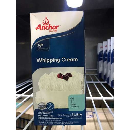 

Anchor Whipping Cream 1L / Whipping Cream 1L / Anchor Whip Cream