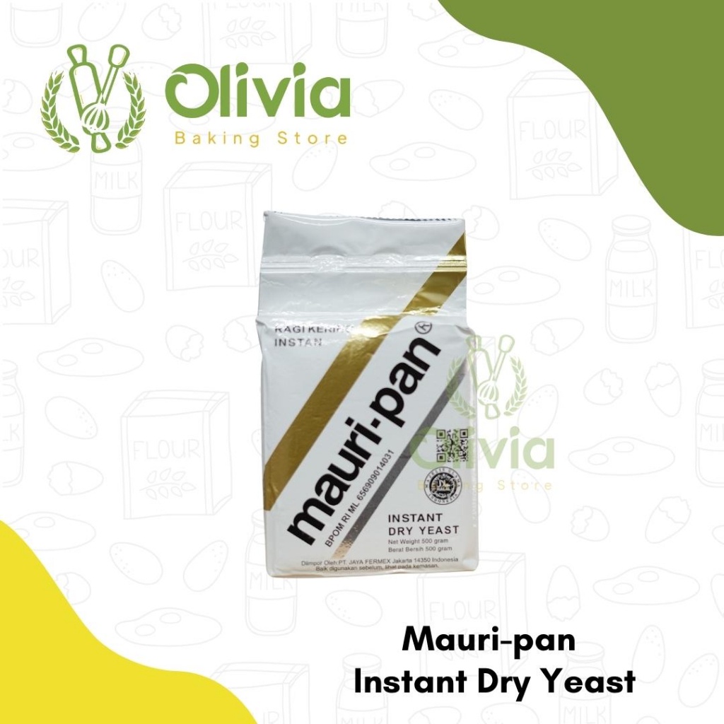 

Mauripan Dry Yeast Ragi Instant Ragi Kering 500Gr