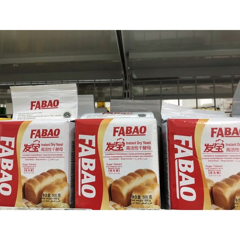 

Fabao Instant Yeast 500G Ragi Fabao