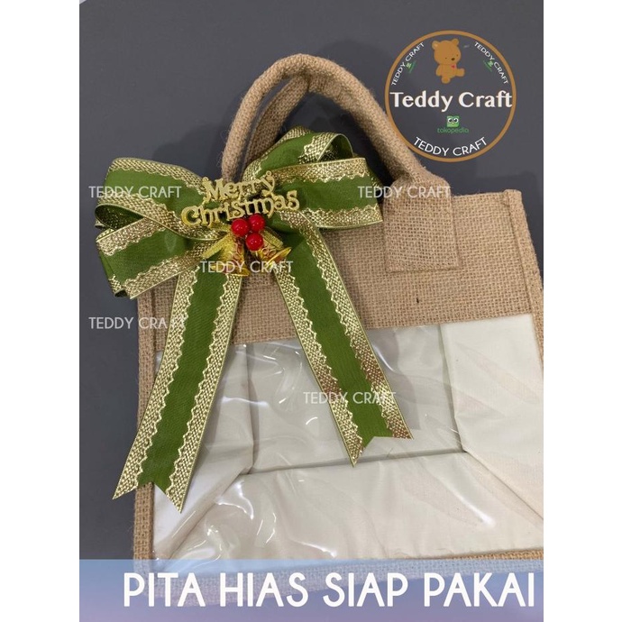 

] Pita Hias Siap Pakai - CHRISTMAS EDITION - Turkish Lace Hijau Hampers