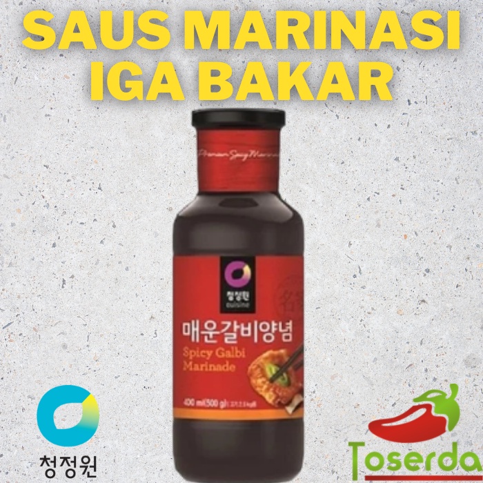 

Saus Bumbu Marinasi Iga Bakar Pedas Korea Spicy Galbi Marinade 280G Pedas