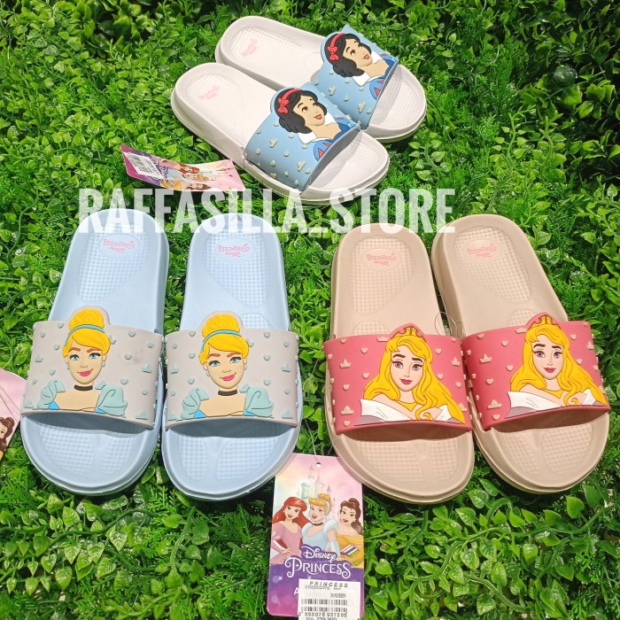Sandal Zandilac Cewek Disney Princess Sandal Anak Perempuan Slip On