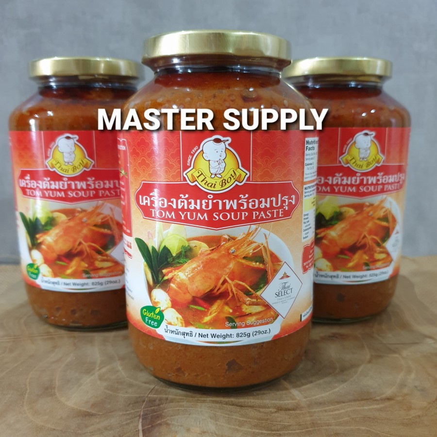 

Thai Boy Tom Yum Soup Paste 825 Gr / Bumbu Tom Yam
