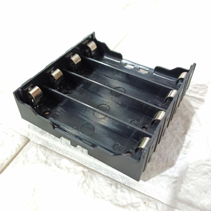 DELLAS holder baterai 4x18650 tempat baterai 18650 lithium socket battery