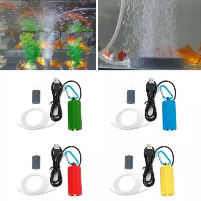 DELLAS air pump aerator aquarium aquascape portable aerator oksigen portable