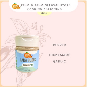 

Plum & Blum Lada Putih Himalayan Garlic Powder Bumbu Dapur Mpasi- 50Gr