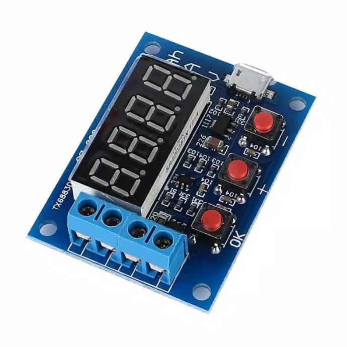 DELLAS battery discharge baterai meter kapasitas baterai liion 1-12V 18650