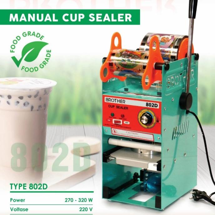 (:(:(:(] BROTHER MANUAL CUP SEALER 802D