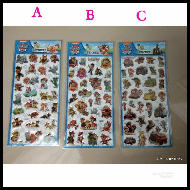 

BEST DEAL STICKER PAW PATROLS TIMBUL !!!!!!!