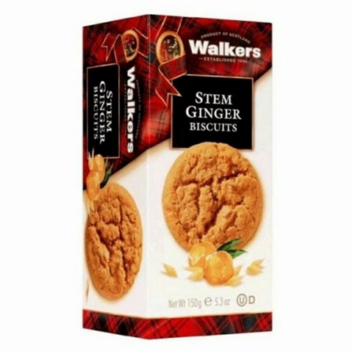 

Walkers Stem Ginger Biscuit 150Gr/ Steam Gingers Biscuits