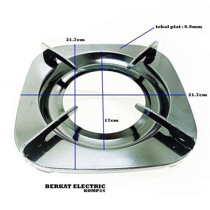 Buruan serbu] TATAKAN BESI KOMPOR GAS RINNAI KOTAK KAKI 4 LUBANG BESAR