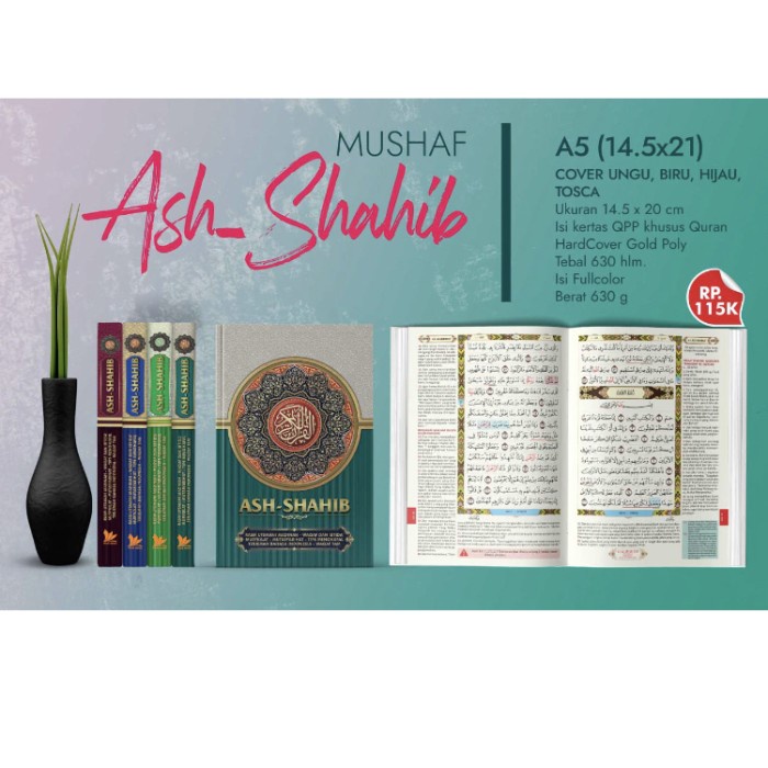 

PR0M0 Al-Quran ASH-SHAHIB Terjemah dan Waqaf Ibtida A5 Al Quran ASH SHAHIB