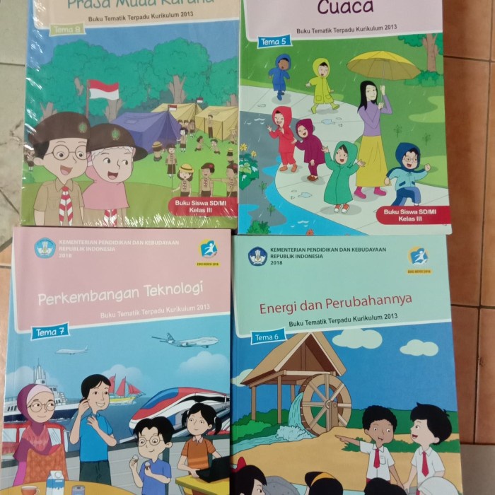 

NEW Paket Buku Tematik SD kelas. 3 Semester 2 Tema. 5,6,7,8