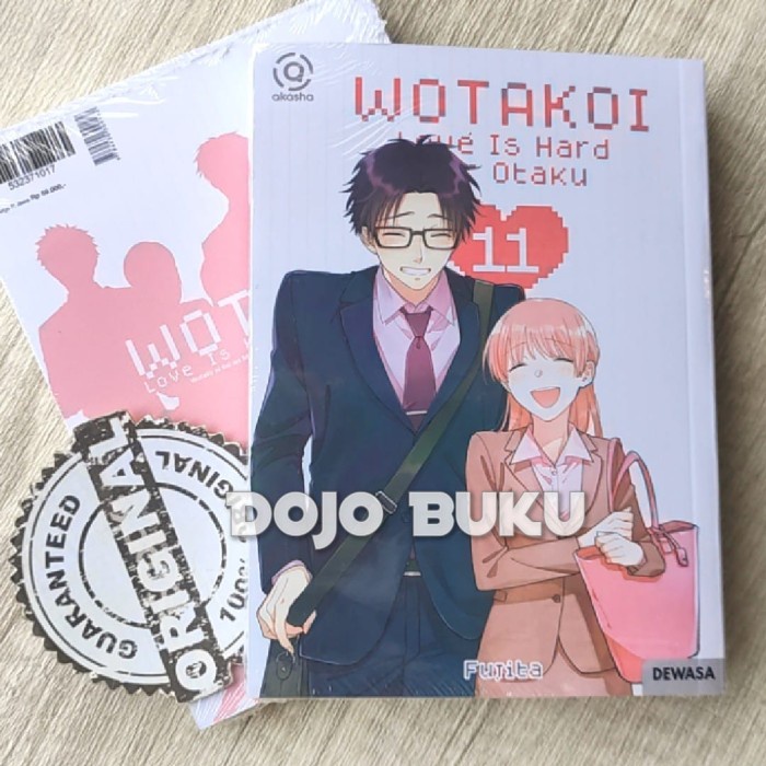 

NEW Komik Wotakoi : Love is Hard for Otaku 11 Bonus Notebook by FUJITA