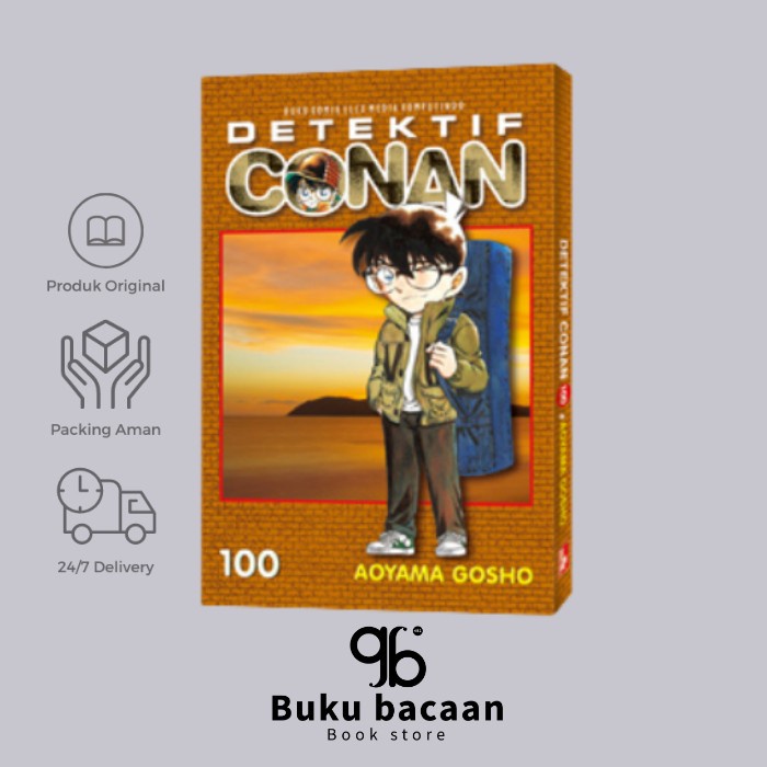

NEW Komik Manga Detektif Conan 100 ( Aoyama Gosho ) Original