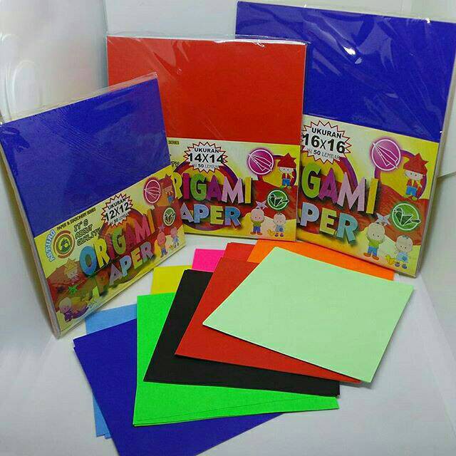 

ASTURO KERTAS LIPAT ORIGAMI UKURAN 16X16 ISI 50 LEMBAR