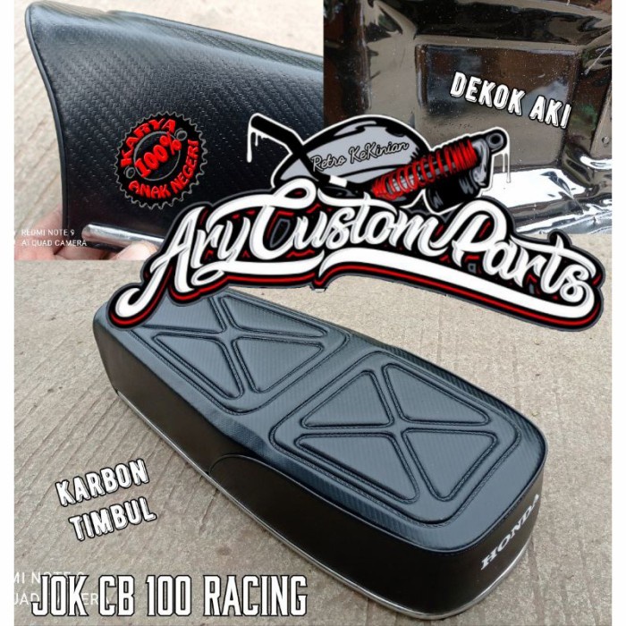 ✨COD Jok Cb 100 Cb Gelatik Racing Model Benik List Kuning Terbatas