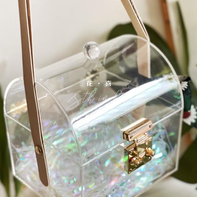 }}}}}}] ACRYLIC HAMPERS BOX / LUXURY BOX STORAGE / HAMPER NATAL