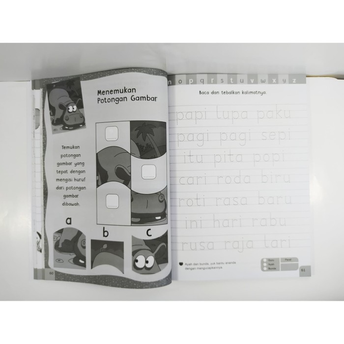 

BUKU ANAK SIAP MASUK SD / ISI 2 / CALISTUNG DAN 30 HARI BELAJAR BACA.