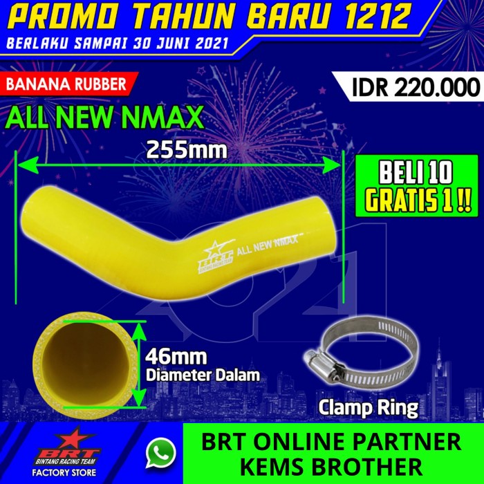 ✨New Ori Banana Rubber Brt Velocity All New Nmax Bisa Gojek
