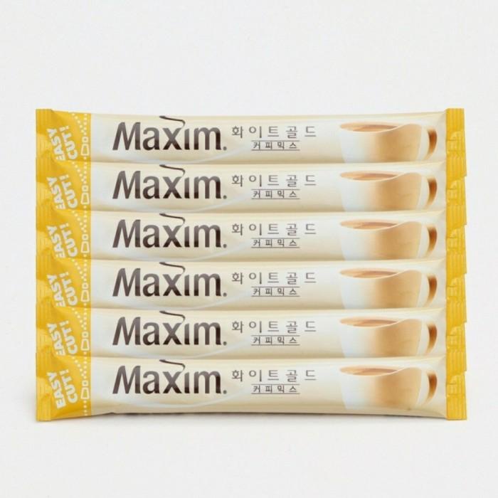 

Dongsuh Maxim Cofee White Gold 1 Box 100 pcs Best Seller