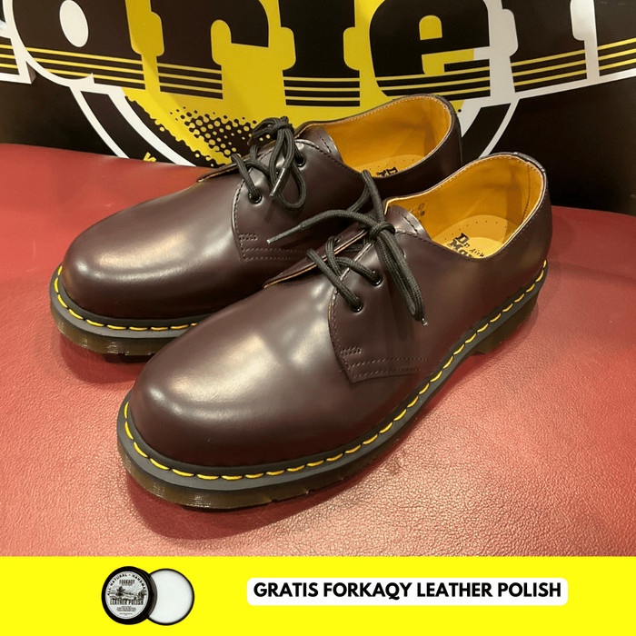 DR. MARTENS 1461 BURGUNDY SMOOTH ORIGINAL