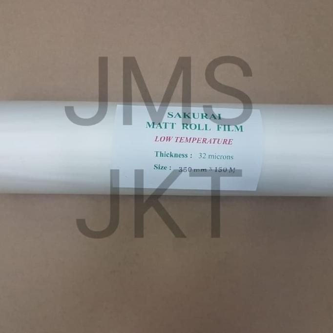 

Plastik Laminating Sakurai Doff Matte 350 MM x 150 M x 32 Microns