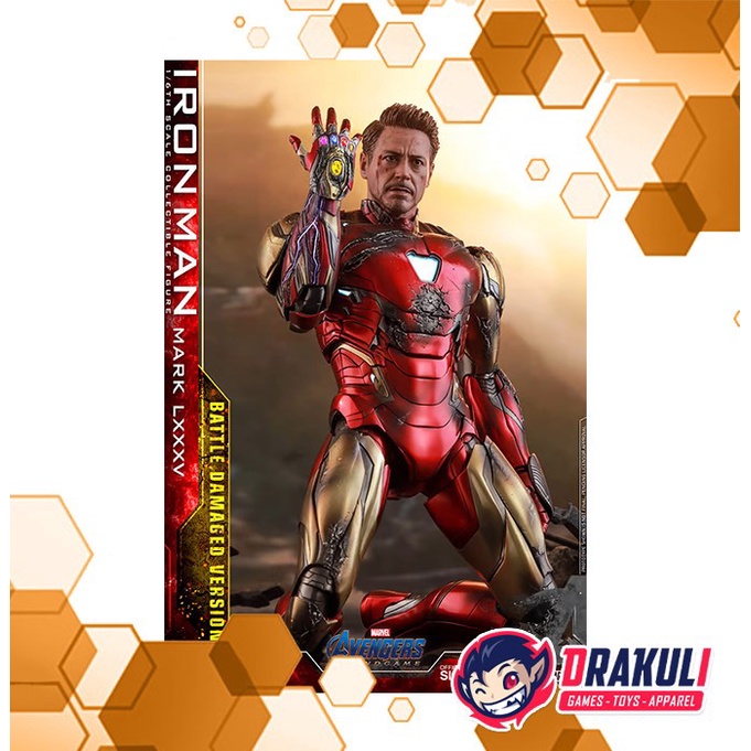 HOT TOYS 1/6TH SCALE IRON-MAN MARK 85 (BATTLE DAMAGED)