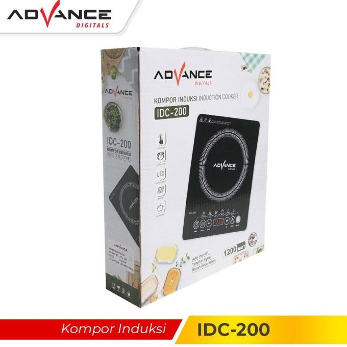 Advance Digitals Idc-200 Pro Kompor Listrik 1200Watt Kompor Induksi Lulusabani