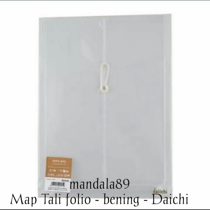 

Terbaru Map Tali Plastik Bening Merk Daichi @12 Pcs Free Ongkir