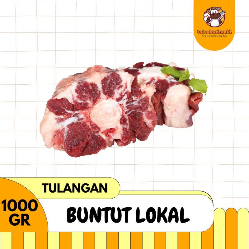 

Buntut Sapi Lokal 500 gr