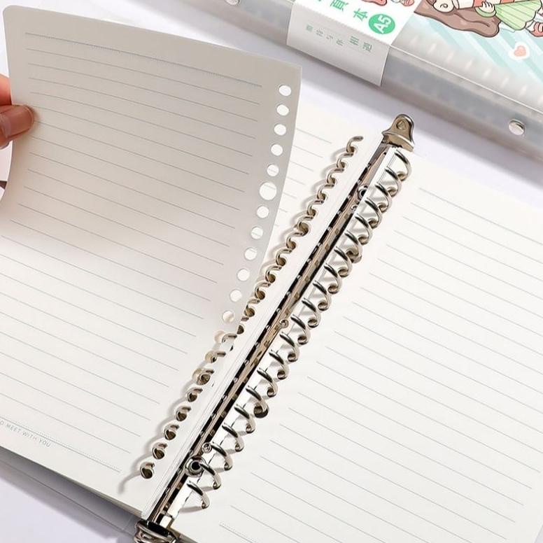 

Terlaris SET Binder A5 20 Ring Lengkap Divider Kertas Motif POWDER SUGAR