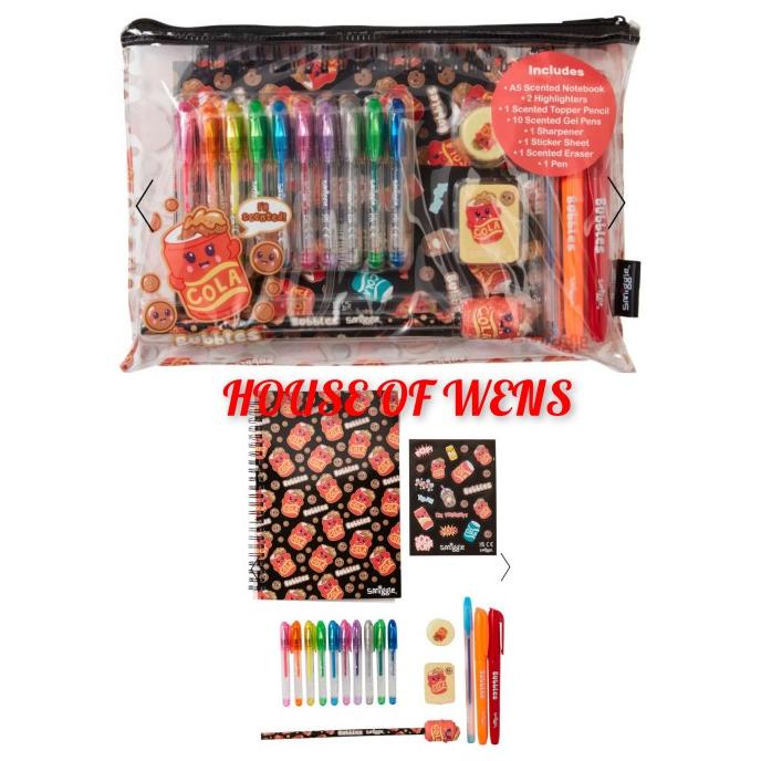 

New Sale Smiggle Ntials Kit A5 Scented Original - Paket Alat Tulis Smiggle Berkualitas