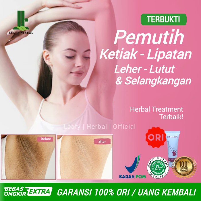 KRIM PEMUTIH KETIAK LEHER SELANGKANGAN BPOM MEMUTIHKAN KULIT HITAM AS