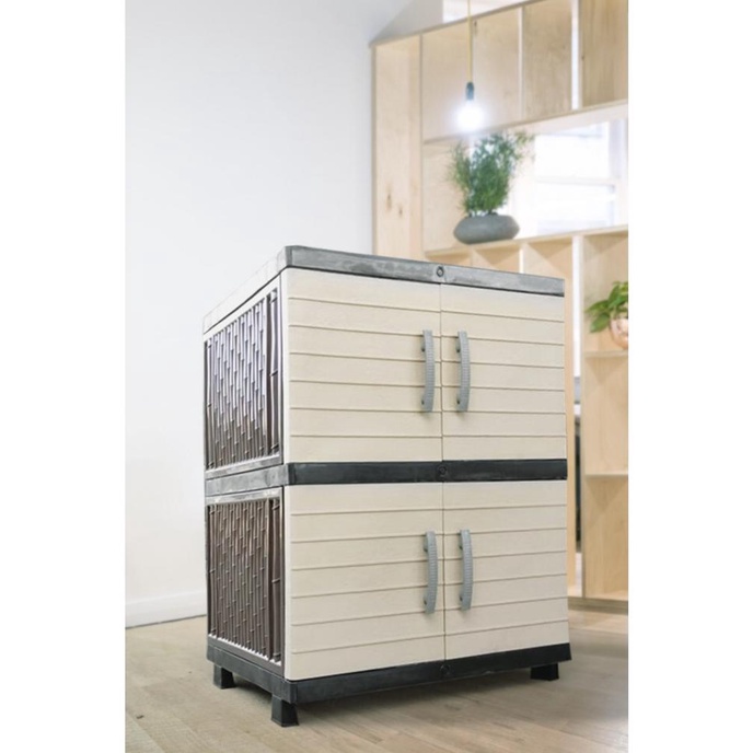 =====] Lemari Plastik susun 2 Jumbo Galaxy Lemari baju Plastik JUMBO