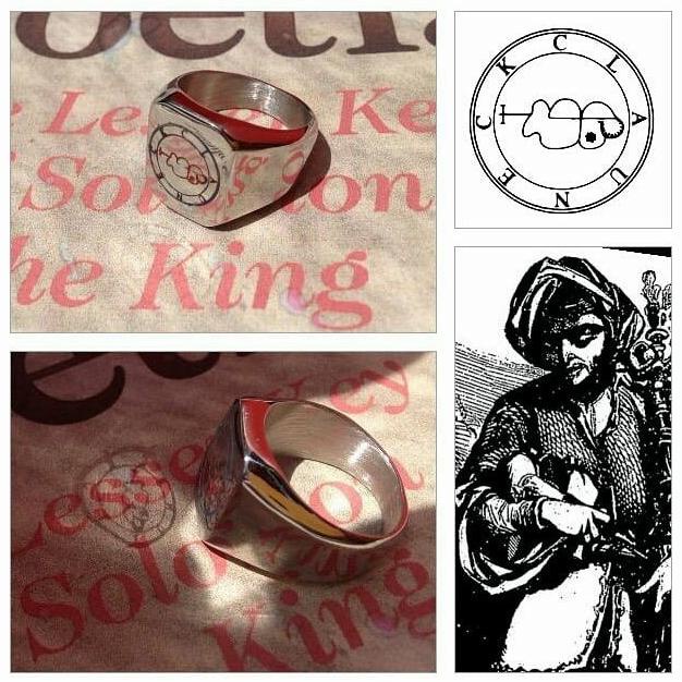 Cincin Pria Titanium Etnik Lafadz Clauneck Rajah Sulaiman