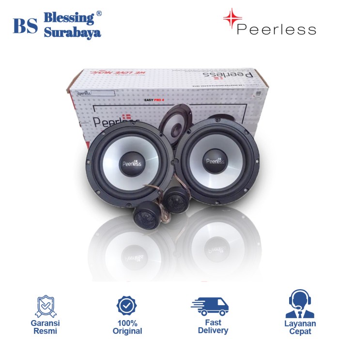 Promo Speaker Split 2 Way Peerless Easy Pro 4