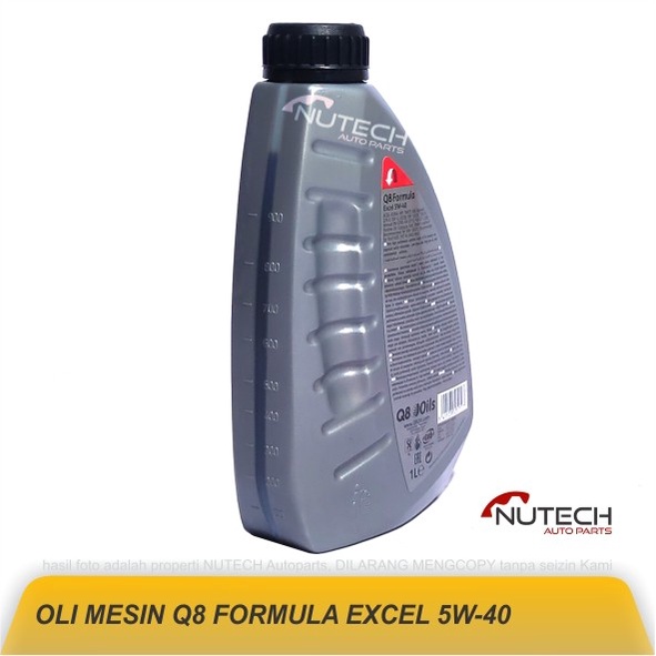 OLI MESIN Q8 FORMULA EXCEL 5W 40 HIGH PERFORMANCE SYNTHETIC OIL (NAUZATECH AUTOPARTS)