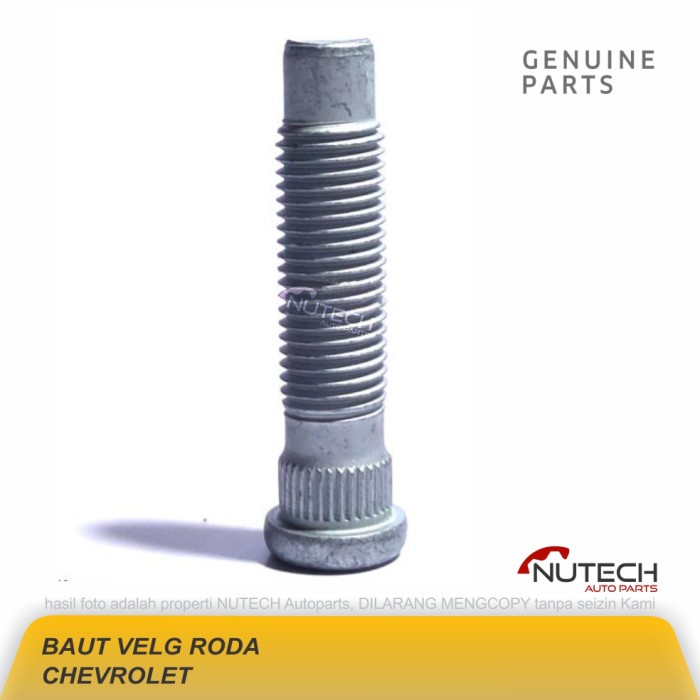 Baut Roda Ban Velg Chevrolet Captiva Cruze Orlando Trailblazer Best Deal