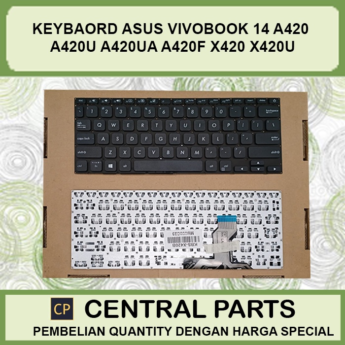 Keyboard Laptop Asus Vivobook 14 A420 A420u A420ua A420f X420 X420u X420ua