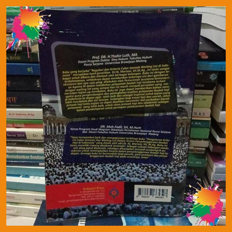 

original buku regulasi & kriteria calon jemaah haji waiting list [fany]