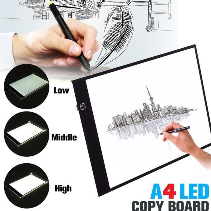 

Trend Drawing Tracing A4 Board Papan Jipak Led Light Pad Ultra Slim A4 Terbaik
