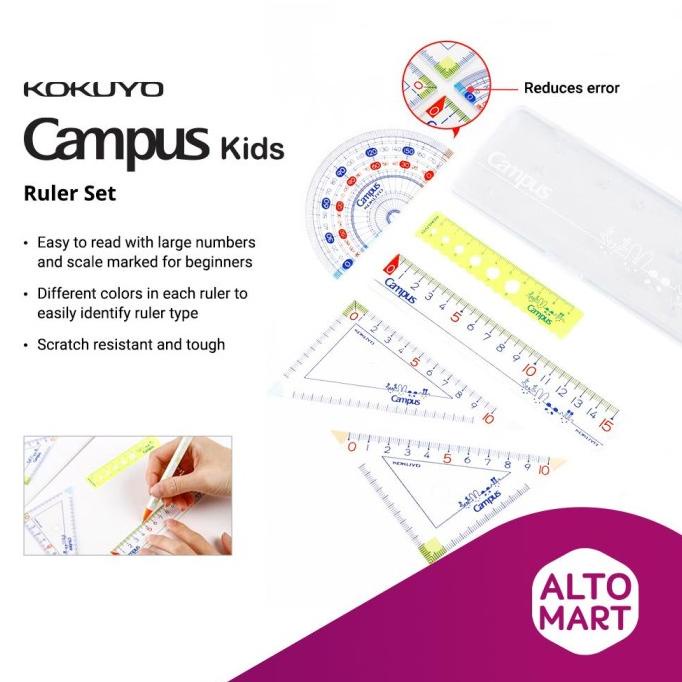 

Kokuyo Tunacoco Ruler Set Penggaris Terbaik