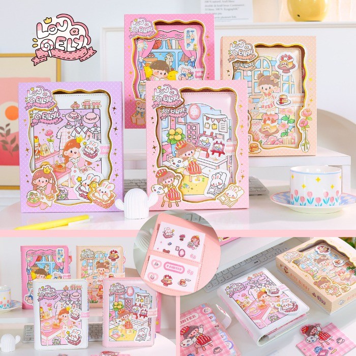 

MAGNETIC NOTEBOOK MIMI DIARY BUKU TULIS JURNAL AGENDA / NOTEBOOK DIARY