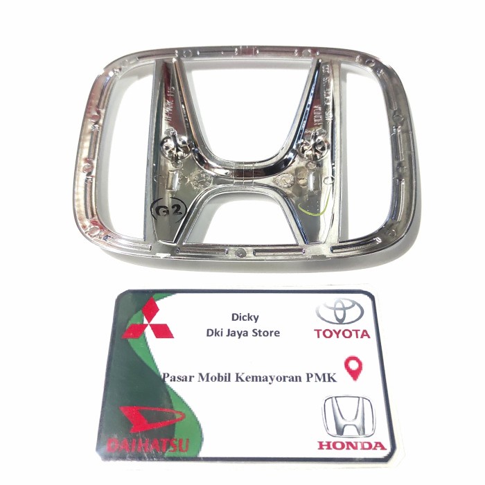 Logo Stir Honda Crv 2004-2012 L:5.2Cm Original Quality Terbaik